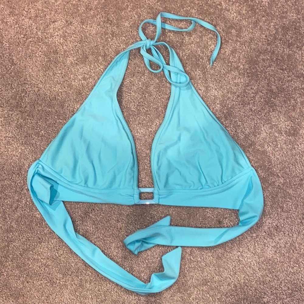 Blue swim top